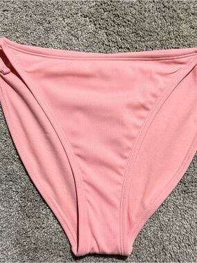 Shade & Shore Coral Pink Bikini Bottom- Medium
